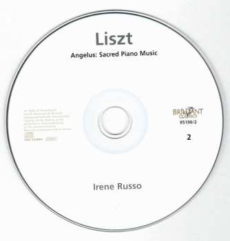 2CD Franz Liszt: Angelus: Sacred Piano Music