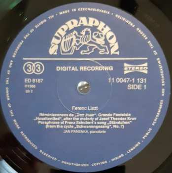 LP Franz Liszt: Liszt And Prague