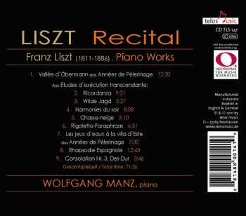 CD Franz Liszt: Recital