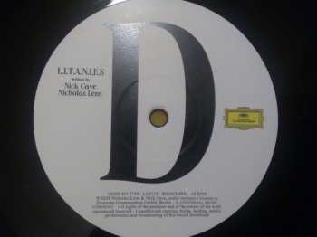 2LP Nick Cave: L.I.T.A.N.I.E.S