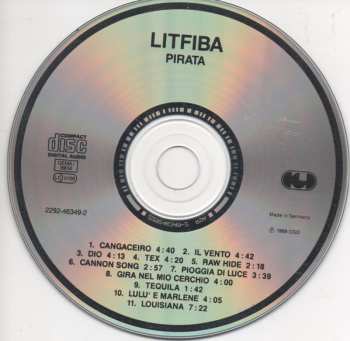 CD Litfiba: Pirata