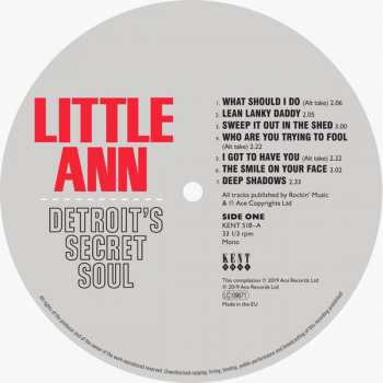 LP Little Ann: Detroit's Secret Soul