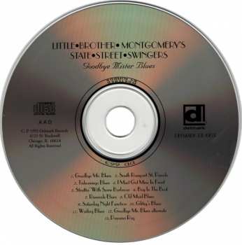 CD Little Brother Montgomery's State Street Swingers: Goodbye Mister Blues