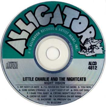 CD Little Charlie And The Nightcats: Night Vision