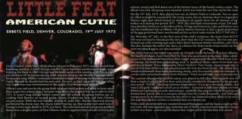 CD Little Feat: American Cutie (Ebbets Field, Denver, Colorado, 19th July 1973)