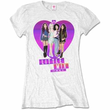 Merch Little Mix: Dames T-shirt Gradient Heart