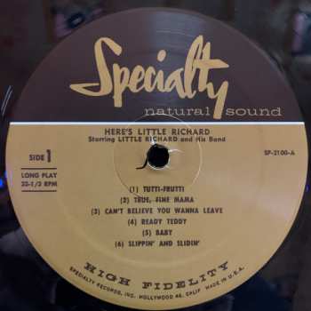 LP Little Richard: Here's Little Richard Starring Little Richard and His Band