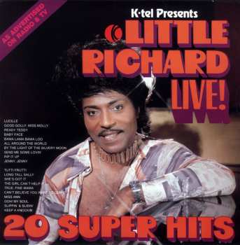 LP Little Richard: K-tel Presents Little Richard Live! 20 Super Hits