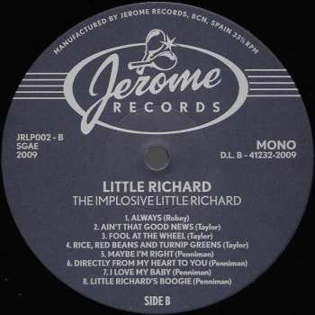 LP Little Richard: The Implosive Little Richard. The Pre-Specialty Sessions 1951-1953