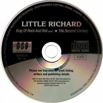2CD Little Richard: The Rill Thing / King Of Rock And Roll / The Second Coming
