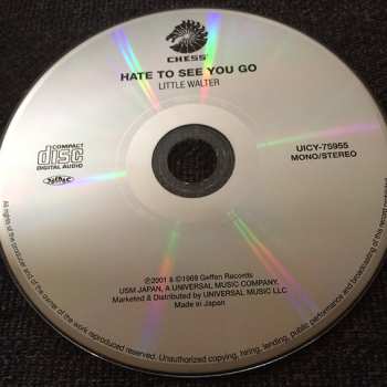 CD Little Walter: Hate To See You Go LTD