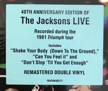 2LP The Jacksons: Live
