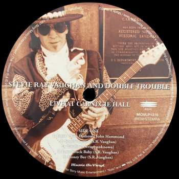 2LP Stevie Ray Vaughan & Double Trouble: Live At Carnegie Hall
