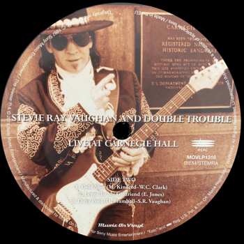 2LP Stevie Ray Vaughan & Double Trouble: Live At Carnegie Hall