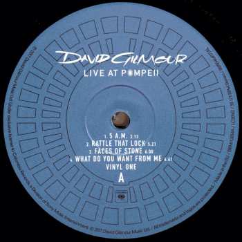 4LP/Doos David Gilmour: Live At Pompeii