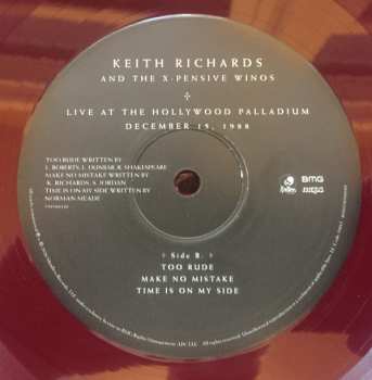 2LP Keith Richards And The X-Pensive Winos: Live At The Hollywood Palladium December 15, 1988 LTD | CLR