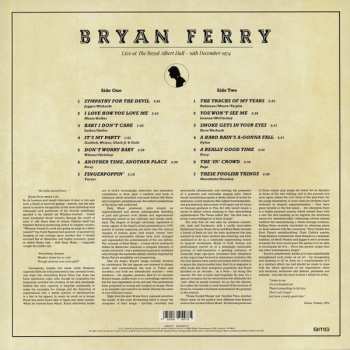 LP Bryan Ferry: Live At The Royal Albert Hall 1974