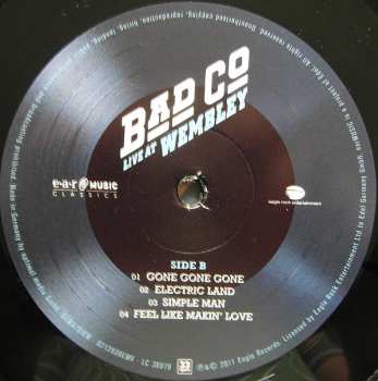 2LP/CD Bad Company: Live At Wembley LTD | NUM