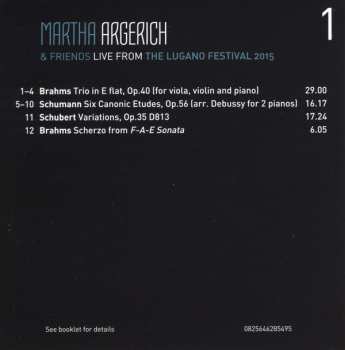 3CD/Doos Martha Argerich And Friends: Live From Lugano 2015