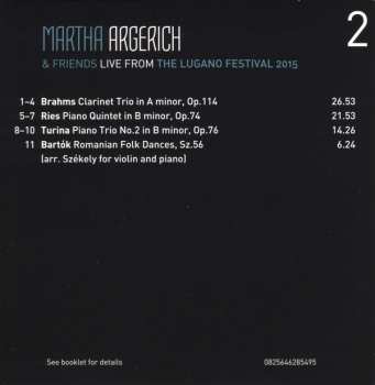 3CD/Doos Martha Argerich And Friends: Live From Lugano 2015