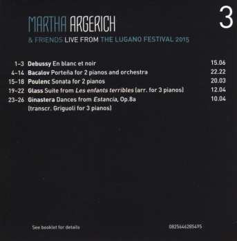 3CD/Doos Martha Argerich And Friends: Live From Lugano 2015
