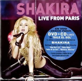 CD/DVD Shakira: Live From Paris