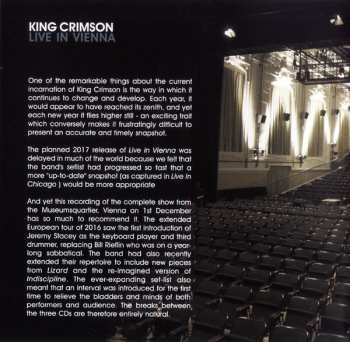 3CD King Crimson: Live In Vienna