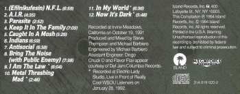 CD Anthrax: Live - The Island Years