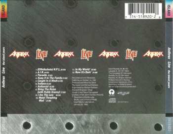 CD Anthrax: Live - The Island Years