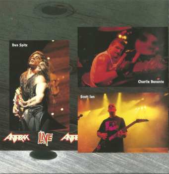 CD Anthrax: Live - The Island Years
