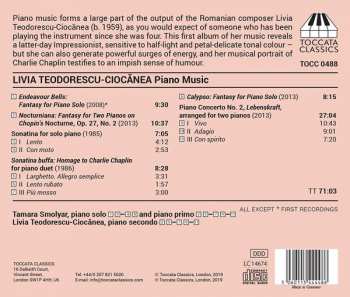 CD Livia Teodorescu-ciocanea: Music For Piano Duo, Piano Duet And Piano Solo