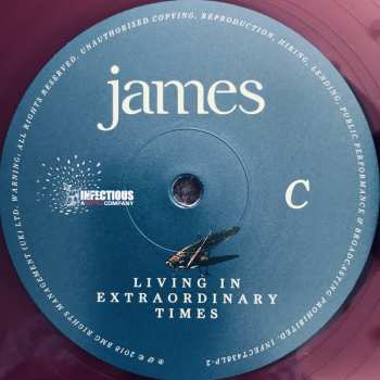 2LP James: Living In Extraordinary Times  LTD | CLR