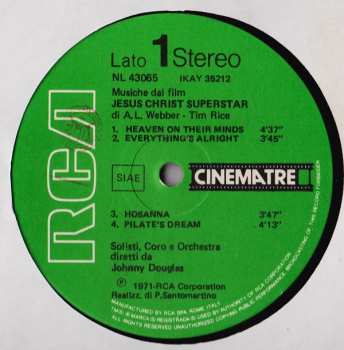 LP Living Strings: Jesus Christ Superstar