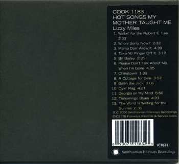 CD Lizzie Miles: Hot Songs My Mother Taught Me