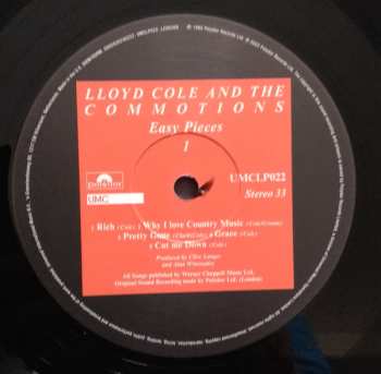 LP Lloyd Cole & The Commotions: Easy Pieces