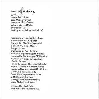 CD Lloyd Cole: Lloyd Cole