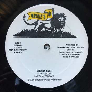 Album Lloyd McTaggart: You're Back