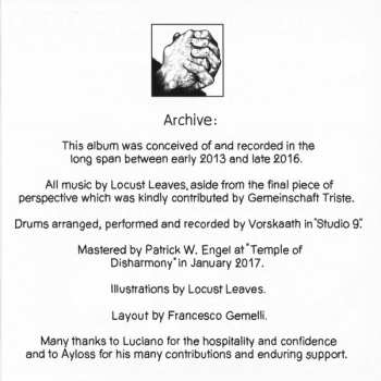 CD Locust Leaves: A Subtler Kind Of Light