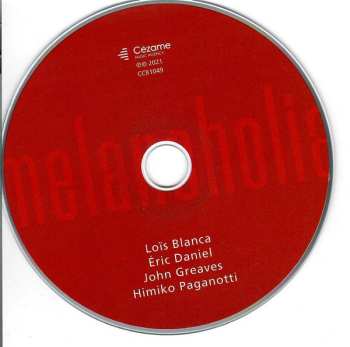 CD John Greaves: Melancholia