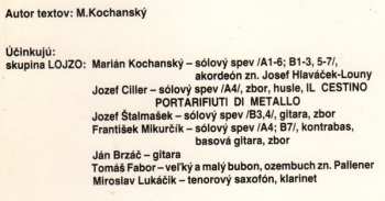 LP Lojzo: My Nič, My Muzikanti