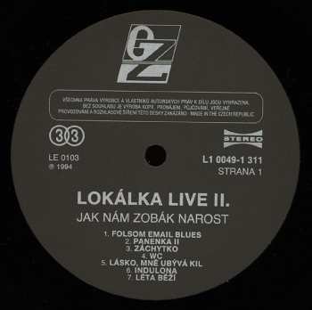LP Lokálka: Lokálka LIVE II. "Jak Nám Zobák Narost" 