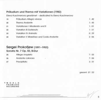 CD Sergei Prokofiev: Russian Soul (Klavierwerke)