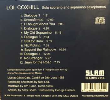 CD Lol Coxhill: Coxhill '85