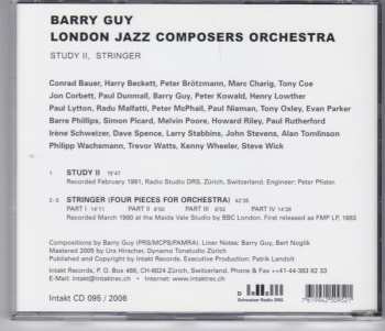 CD Barry Guy: Study II, Stringer