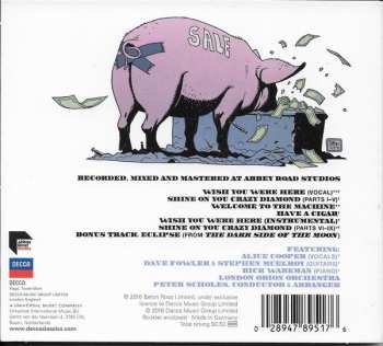 CD Alice Cooper: Pink Floyd's Wish You Were Here Symphonic