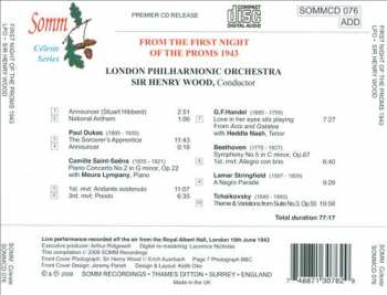 CD The London Philharmonic Orchestra: From The First Night Of The Proms 1943