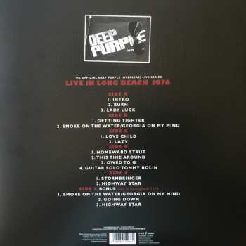 3LP Deep Purple: Long Beach 1976