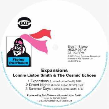 LP Lonnie Liston Smith And The Cosmic Echoes: Expansions