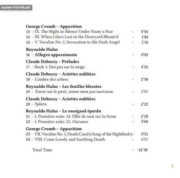 CD Claude Debussy: Les Poètes Maudits