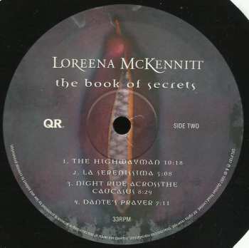 LP Loreena McKennitt: The Book Of Secrets LTD
